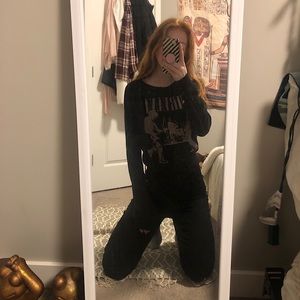 (XS) Black Nirvana Sweater
